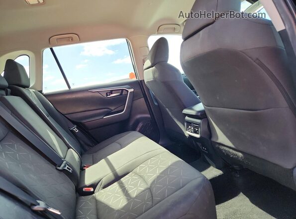 2T3W1RFV8MW137669 2021 TOYOTA RAV4 Черный Вид задней части салона