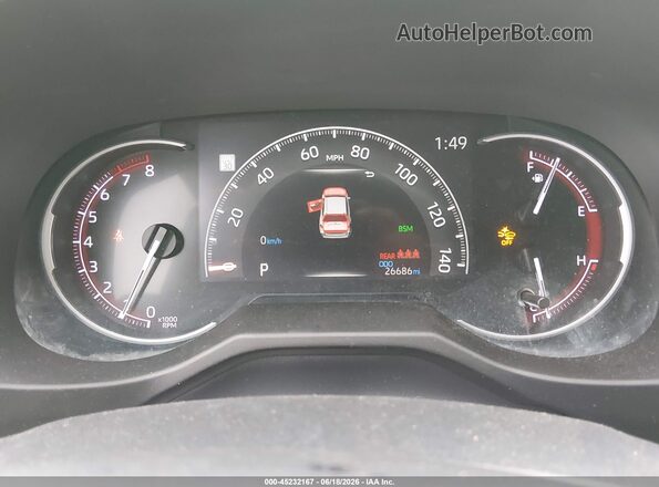 2T3W1RFV8RW325003 2024 TOYOTA RAV4 White უკანა სავარძლების ხედი