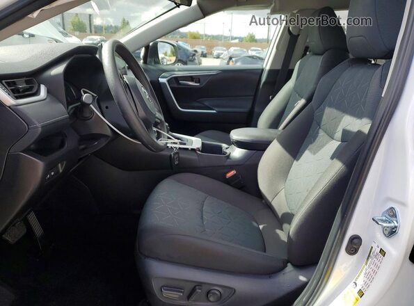 2T3W1RFV8SW442411 2025 TOYOTA RAV4 White Widok wnętrza z przodu