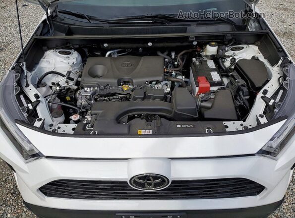 2T3W1RFV8SW442411 2025 TOYOTA RAV4 White Widok komory silnika