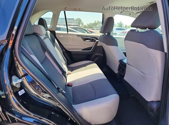 2T3W1RFV9KC023016 2019 TOYOTA RAV4 Black Rear seats view