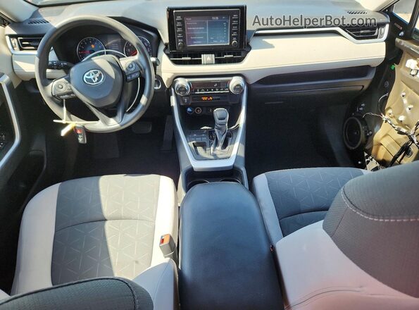 2T3W1RFV9KC023016 2019 TOYOTA RAV4 Black Dashboard view