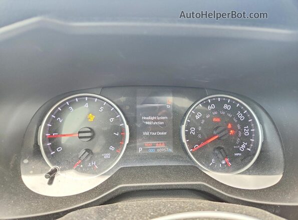 2T3W1RFV9KW051400 2019 TOYOTA RAV4 Blue Սարքավորումների վահանակի տեսք