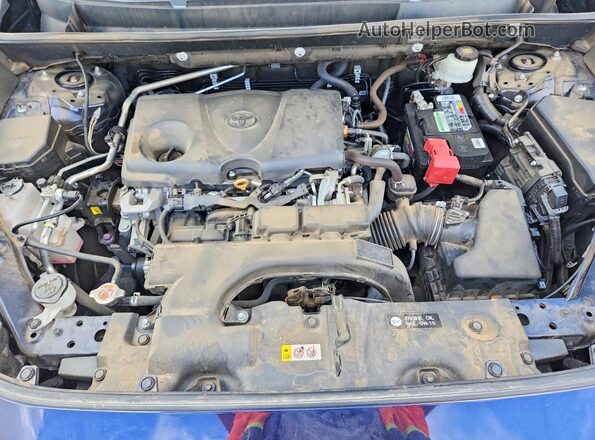2T3W1RFV9KW051400 2019 TOYOTA RAV4 Blue Շարժիչի բաժամունքի տեսք