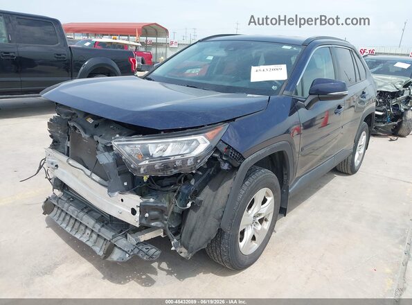 2T3W1RFV9MW162855 2021 TOYOTA RAV4 Dark Blue Vista tres cuartos delantera izquierda