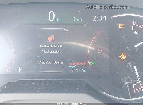 2T3W1RFV9RC288321 2024 TOYOTA RAV4 Gray Widok wnętrza 360 stopni