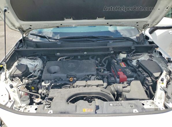 2T3W1RFVXMC141482 2021 TOYOTA RAV4 White Engine compartment view