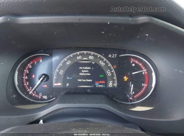 2T3W1RFVXPW247806 2023 TOYOTA RAV4 Gray Հետևի նստատեղերի տեսք