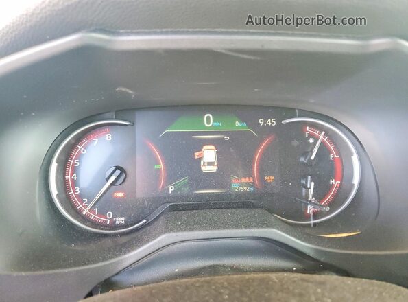 2T3W1RFVXRW312737 2024 TOYOTA RAV4 Black Սարքավորումների վահանակի տեսք