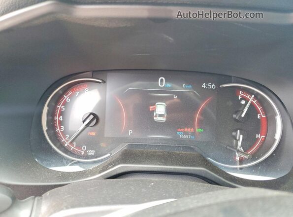 2T3W1RFVXSW433175 2025 TOYOTA RAV4 Синий Вид щитка приборов
