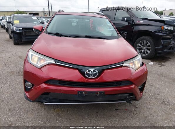 2T3WFREV0GW270370 2016 TOYOTA RAV4 Красный Вид щитка приборов