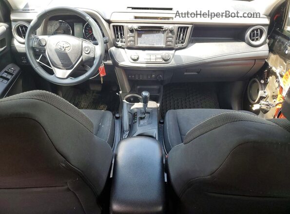 2T3WFREV0GW289968 2016 TOYOTA RAV4 Black Dashboard view