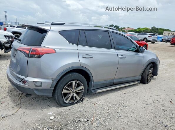 2T3WFREV0HW364640 2017 TOYOTA RAV4 Gray Задня права чверть
