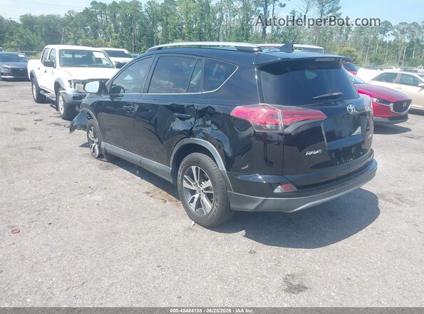 2T3WFREV0HW382037 2017 TOYOTA RAV4 Черный Задняя левая четверть