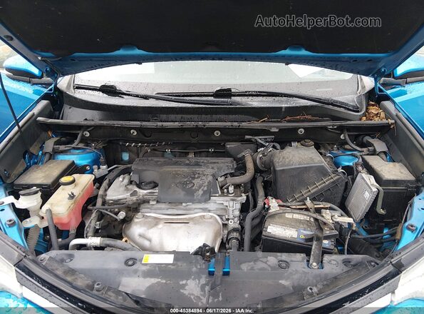 2T3WFREV0HW387383 2017 TOYOTA RAV4 Blue უკანა ხედი