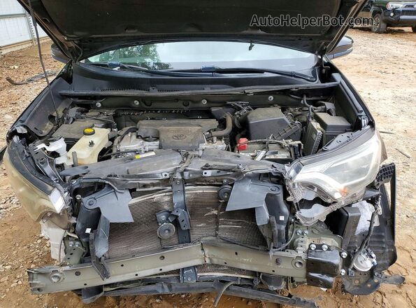 2T3WFREV0JW431419 2018 TOYOTA RAV4 Black Engine compartment view