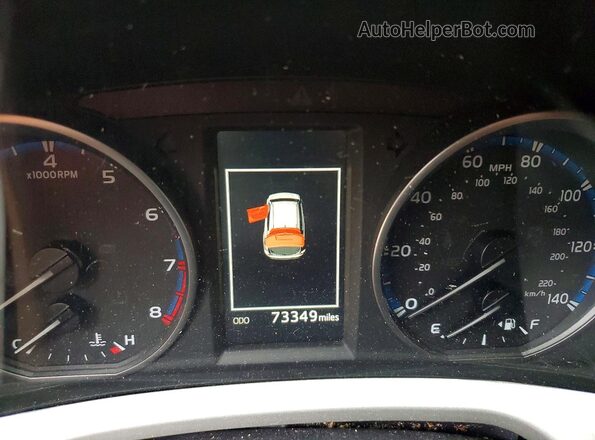 2T3WFREV0JW431419 2018 TOYOTA RAV4 Black Instrument cluster view