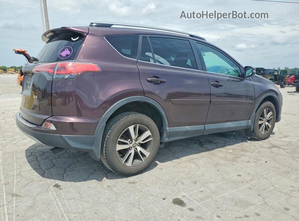 2T3WFREV0JW487618 2018 TOYOTA RAV4 Purple 