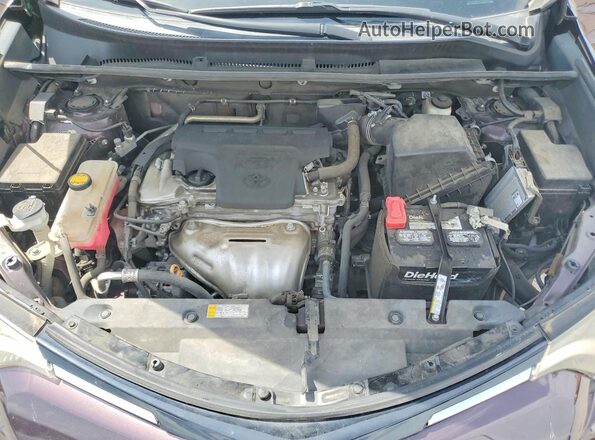 2T3WFREV0JW487618 2018 TOYOTA RAV4 Purple 