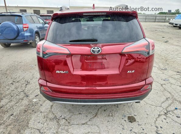 2T3WFREV0JW518298 2018 TOYOTA RAV4 Burgundy 