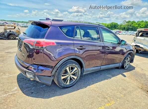 2T3WFREV1HW383049 2017 TOYOTA RAV4 Maroon უკანა მარჯვენა