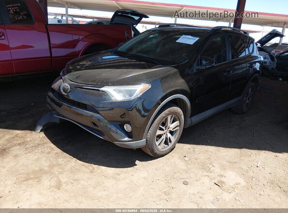 2T3WFREV1JW473484 2018 TOYOTA RAV4 Black Przód lewy