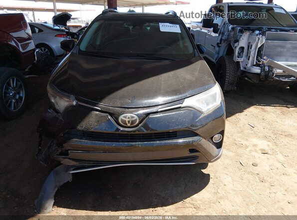 2T3WFREV1JW473484 2018 TOYOTA RAV4 Black Widok zestawu wskaźników