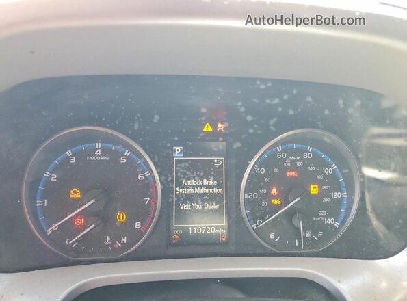 2T3WFREV1JW476479 2018 TOYOTA RAV4 Black Вид щитка приладів