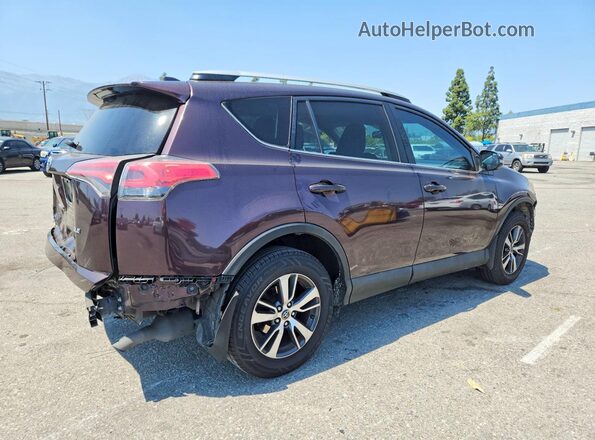 2T3WFREV2GW298977 2016 TOYOTA RAV4 Burgundy Tył prawy