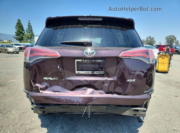 2T3WFREV2GW298977 2016 TOYOTA RAV4 Burgundy Widok z tyłu