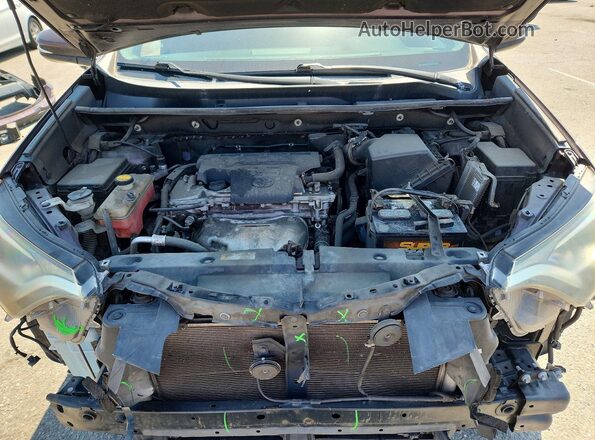 2T3WFREV2GW298977 2016 TOYOTA RAV4 Burgundy Widok wnętrza z tyłu