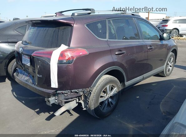 2T3WFREV2HW320123 2017 TOYOTA RAV4 Фиолетовый Задняя правая четверть
