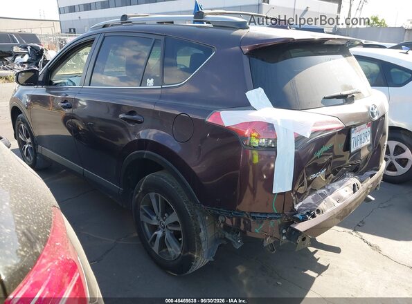 2T3WFREV2HW320123 2017 TOYOTA RAV4 Фиолетовый Задняя левая четверть