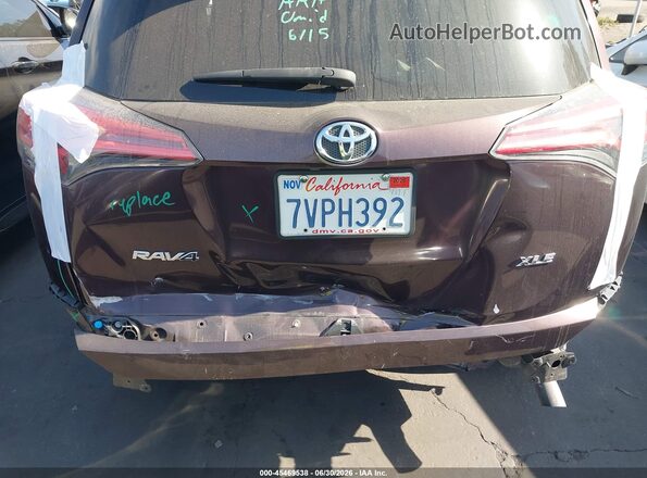 2T3WFREV2HW320123 2017 TOYOTA RAV4 Фиолетовый Вид спереди