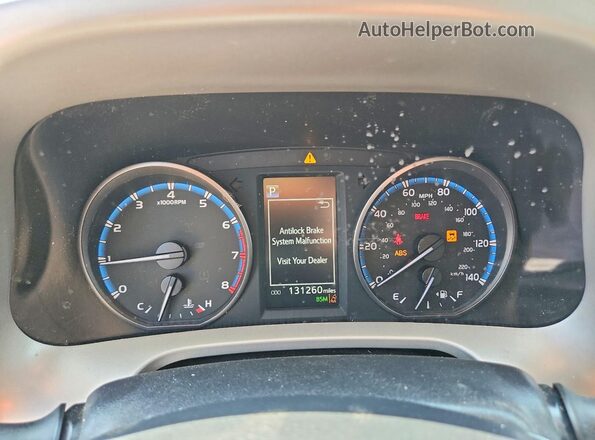 2T3WFREV2HW391791 2017 TOYOTA RAV4 Silver Instrument cluster view