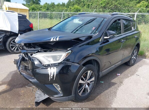 2T3WFREV2JW412516 2018 TOYOTA RAV4 Black Vista tres cuartos delantera izquierda