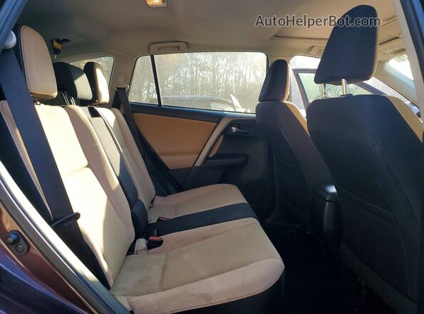 2T3WFREV3HW326562 2017 TOYOTA RAV4 Фиолетовый Вид задних сидений