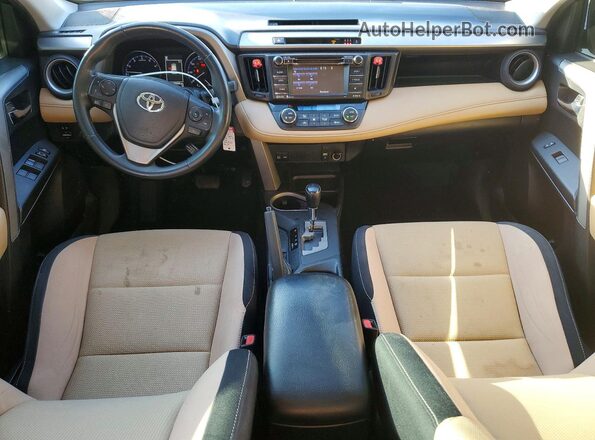2T3WFREV3HW326562 2017 TOYOTA RAV4 Фиолетовый Вид панели приборов