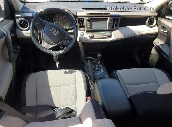 2T3WFREV4HW354340 2017 TOYOTA RAV4 Black Вид панелі приладів