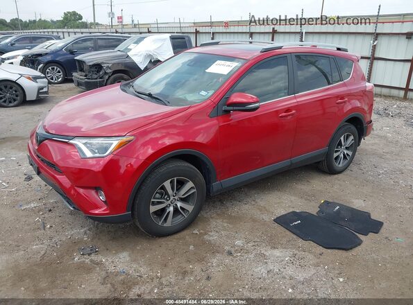 2T3WFREV5HW387220 2017 TOYOTA RAV4 Red Front left