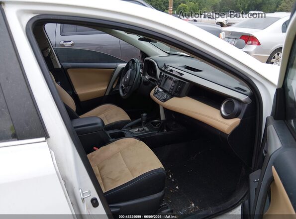 2T3WFREV5HW392157 2017 TOYOTA RAV4 White Widok wnętrza z przodu