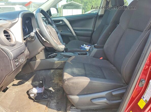 2T3WFREV5JW417418 2018 TOYOTA RAV4 Red Widok wnętrza z przodu