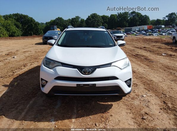 2T3WFREV6JW471701 2018 TOYOTA RAV4 White Vista del cuadro de instrumentos