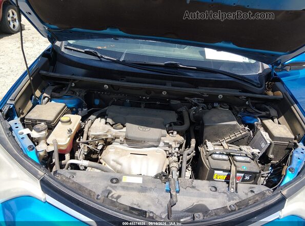 2T3WFREV7HW364568 2017 TOYOTA RAV4 Blue Rear view