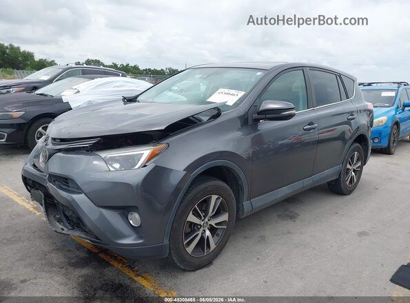 2T3WFREV7JW483209 2018 TOYOTA RAV4 Gray Przód lewy