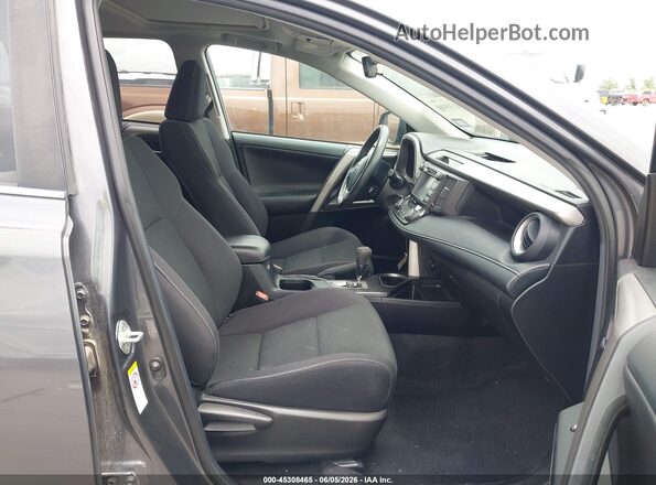 2T3WFREV7JW483209 2018 TOYOTA RAV4 Gray Widok wnętrza z przodu