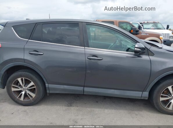 2T3WFREV7JW483209 2018 TOYOTA RAV4 Gray Widok wnętrza z tyłu