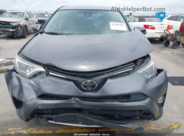 2T3WFREV7JW483209 2018 TOYOTA RAV4 Gray Widok zestawu wskaźników