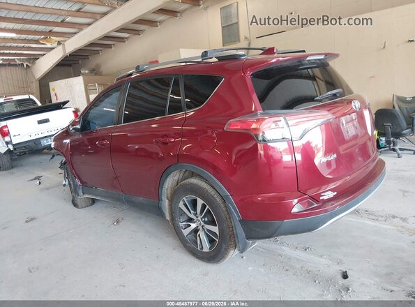 2T3WFREV7JW488507 2018 TOYOTA RAV4 Red Հետևի ձախ