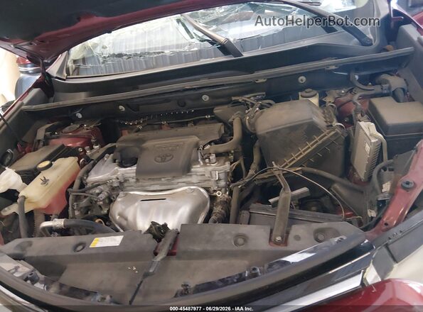 2T3WFREV7JW488507 2018 TOYOTA RAV4 Red Հետևի տեսք